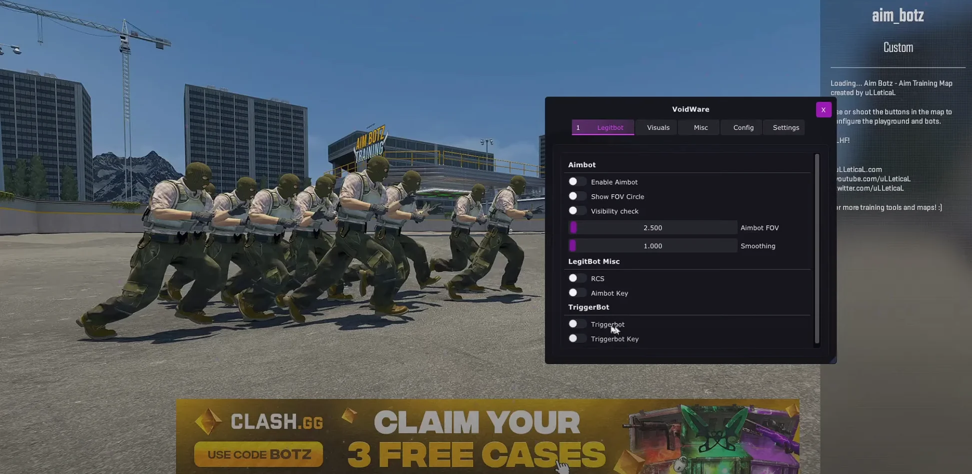 CS2 External Чит - VoidWare [Aim, WH, TriggerBot]