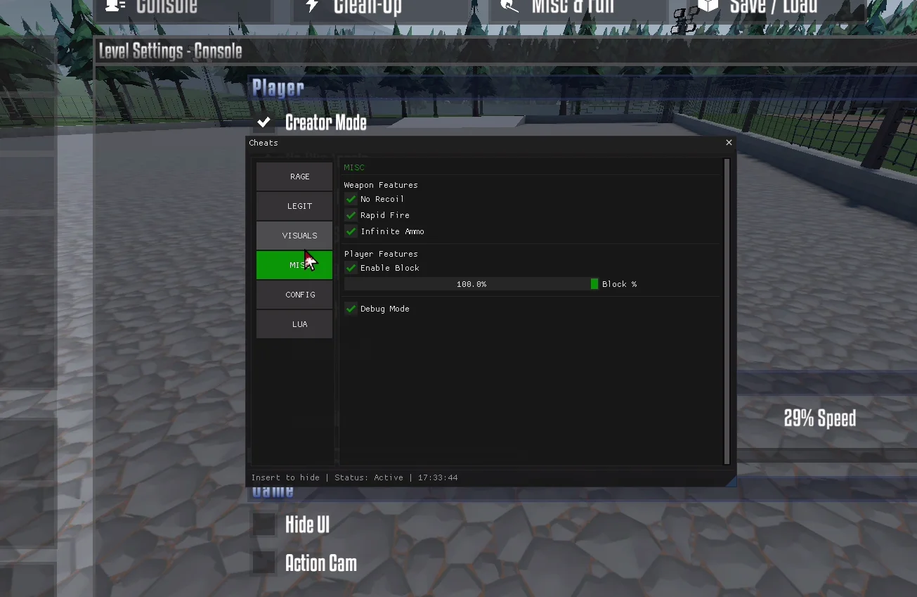 Чит на Gorebox v16.0.27 для ПК [Бессмертие, Бесконечные патроны]