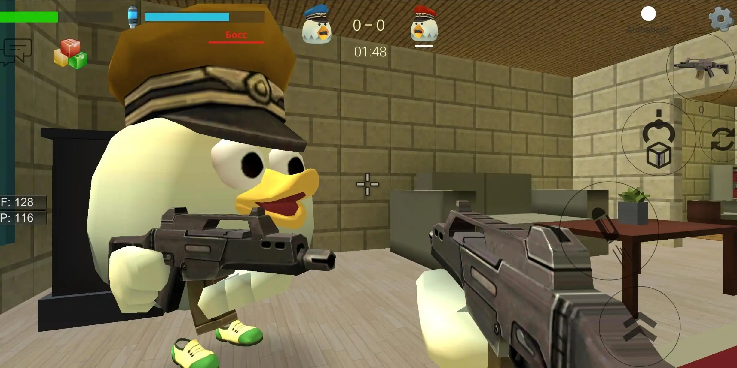 Chicken Gun v6.0.0 Мод на Андроид [Много Денег]