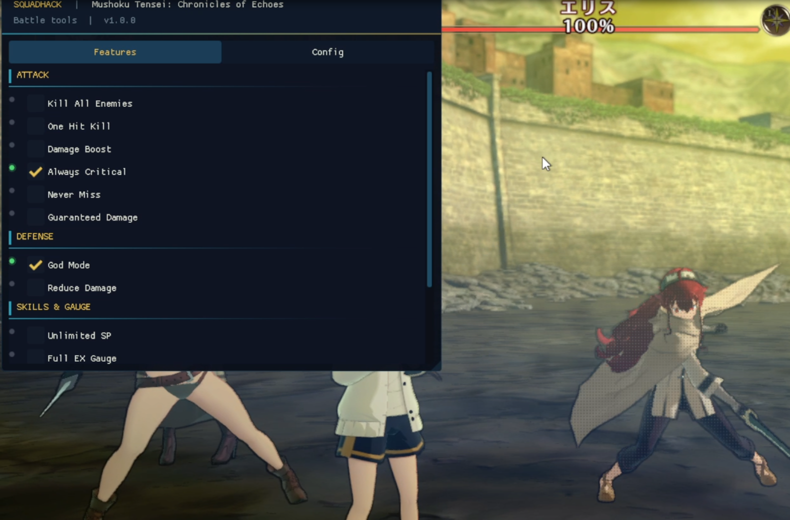 Mushoku Tensei: Chronicles of echoes hack